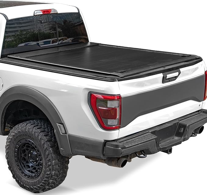 Retractable Tonneau Cover compitable with 2002-2025 Ram 1500(Classic Only)&2003-2025 Dodge Ram 2500 3500 6.4ft(76.3") Bed w/o RamBox