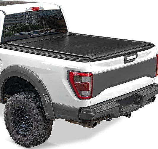 Retractable Tonneau Cover Compatible with 2009-2025 Ram 1500 Classic and New Body Style 5.7ft Bed (67.4") w/o RamBox