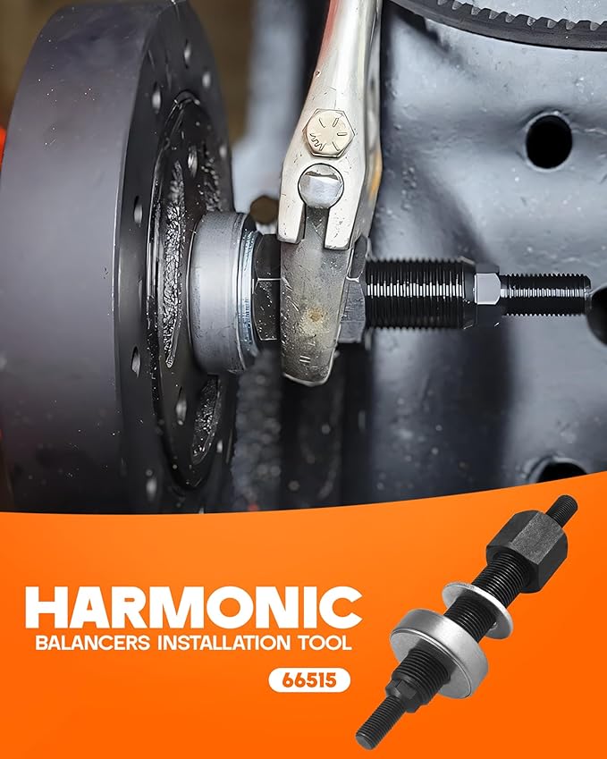 66515 Harmonic Balancers Installation Tool Harmonic Balancer Puller Installer Set For Chevy SBC BBC Cranks