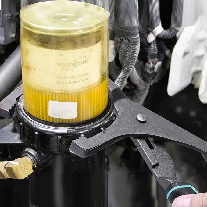 DURATECH Oil Filter Wrench Set, 9" & 12" Oil Filter Removal Tools, Pliers for Cars, Trucks, Motorcycles