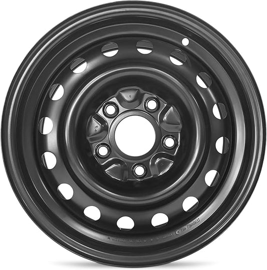 For 1999-2004 Jeep Grand Cherokee 16 Inch Powder-Coated Black Steel - Genuine OEM Rim - Road Ready SUV Wheel