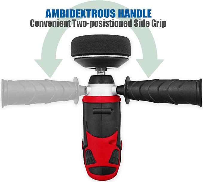 ACDelco Cordless Car Buffer Polisher kit, 2 x 12V Batteries, 2 Variable Speed & Accessory, Mini Polisher Tool Set, Drill Driver, Scratch Removing, Polisher+Drill Driver