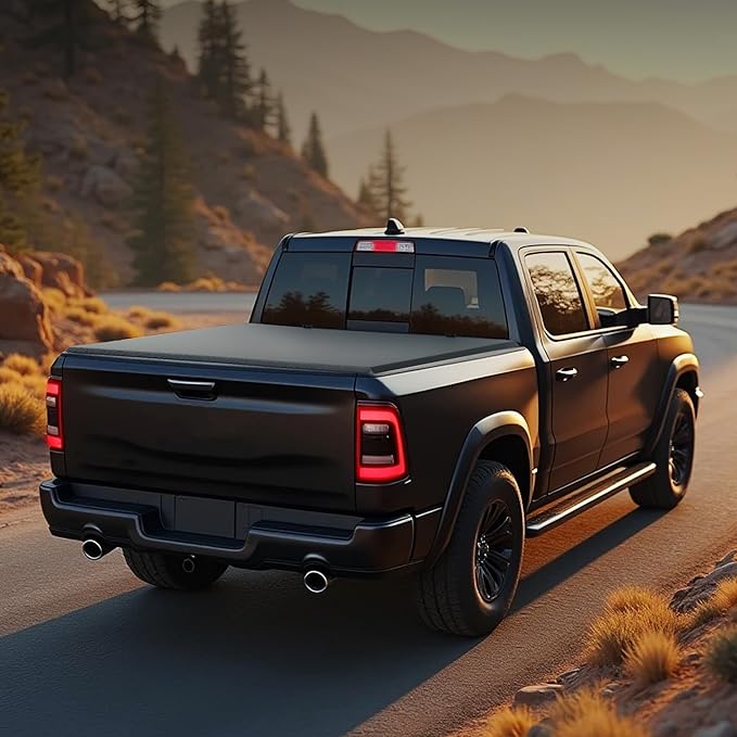 Soft Tri-Fold Truck Bed Tonneau Cover Fit for Nissan Frontier 2005-2025(NO México) 5 ft Bed