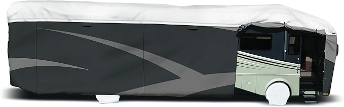 ADCO 34826 Designer Series Gray/White 34' 1" - 37' DuPont Tyvek Class A Motorhome Cover