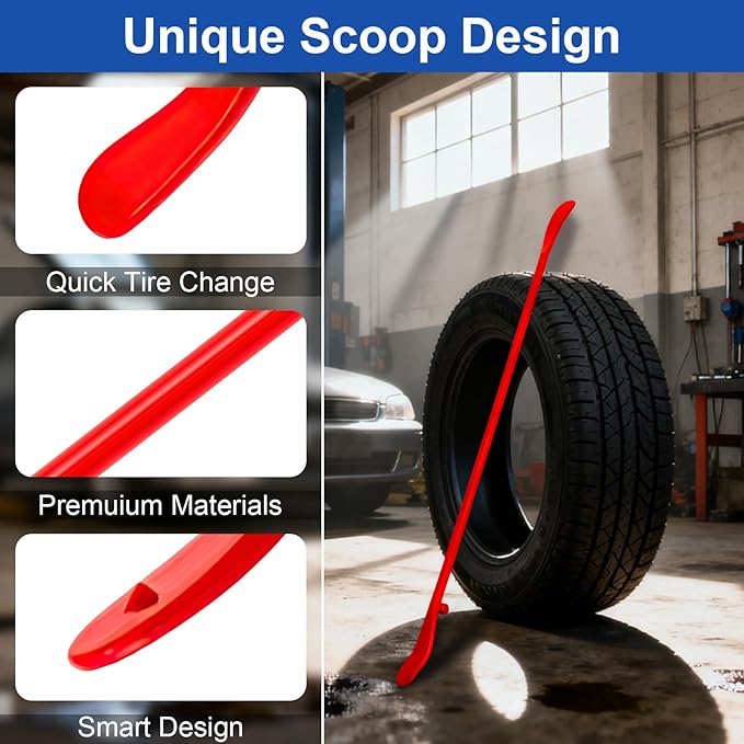 Tire Bead Breaker Tool with 2Pcs 38inch Tire Iron Bars for Tire Changing Tool Tire Changer Kit