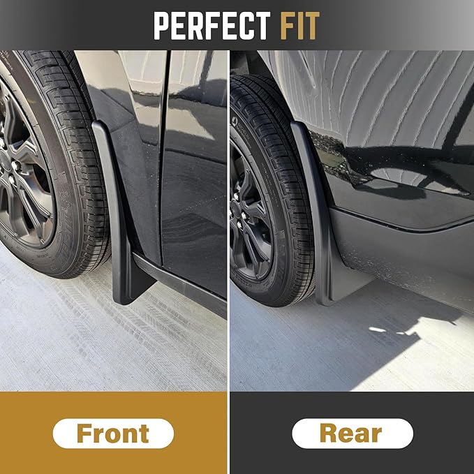 RMOURTEKK Mud Flaps for Ford Maverick 2025 2024 2023 2022 Accessories Front & Rear Mud Guards Splash(Set for 4 Pcs) No Drilling Required