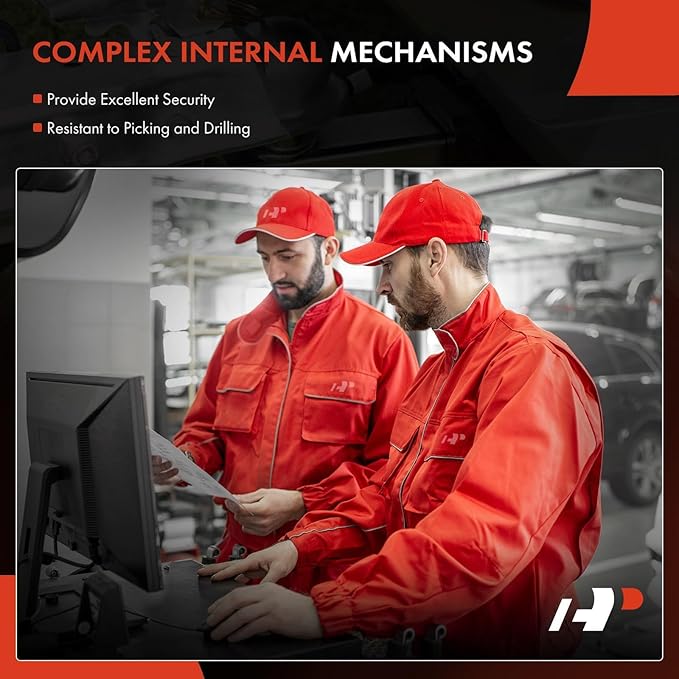 A-Premium Trailer Hitch Locks, 2 5/16 inches RV Trailer Coupler Lock, Ball Coupler, Adjustable Straight Tongue Trailer Coupler, 5.6KG Heavy Duty Lock (2.35KG Lock Ball) - with Straight Lip, with 2 key