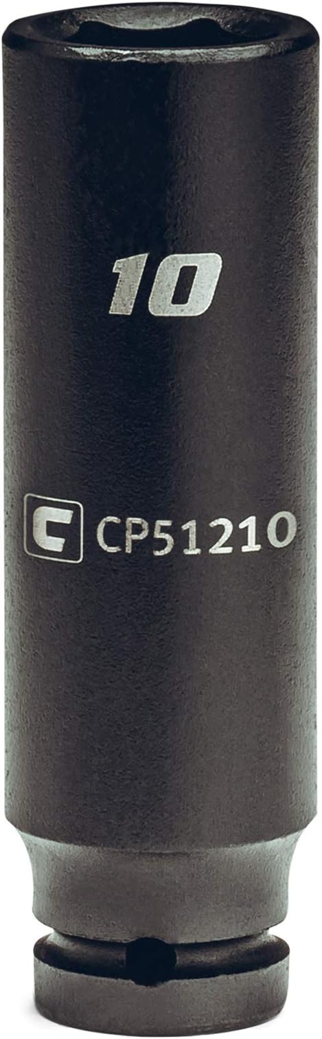 Capri Tools 10 mm Deep Impact Socket, 1/4-Inch Drive, 6-Point, Metric