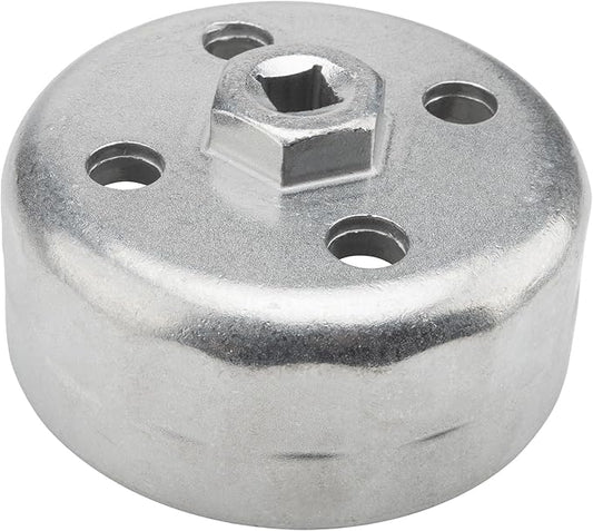 Heavy Duty 90.2mm 15Flutes Oil Filter Wrench Compatible with Land Rover and Jaguar - Fits 3.0L & 5.0L Gas Engines