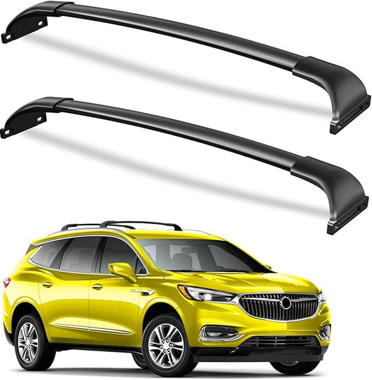 Roof Rack Cross Bars 220lbs Compatible with Buick Enclave 2018-2025 (with Flush Side Rails),Heavy Duty All-Metal Aluminum Crossbar Luggage Racks Roof Rails Rooftop Canoe Accessories