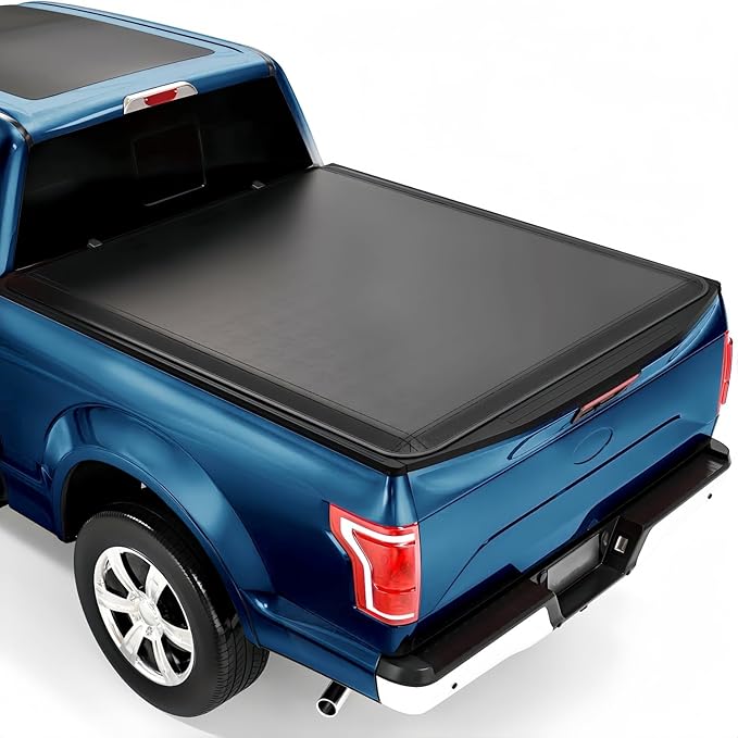 Perfit Liner 6.8 FT (82") Bed Soft Roll Up Tonneau Cover for 1999-2016 Ford F-250 F-350 F-450 Super Duty Styleside/Fleetside Truck Cargo Topper, Softtop (NOT for Flareside/Stepside)