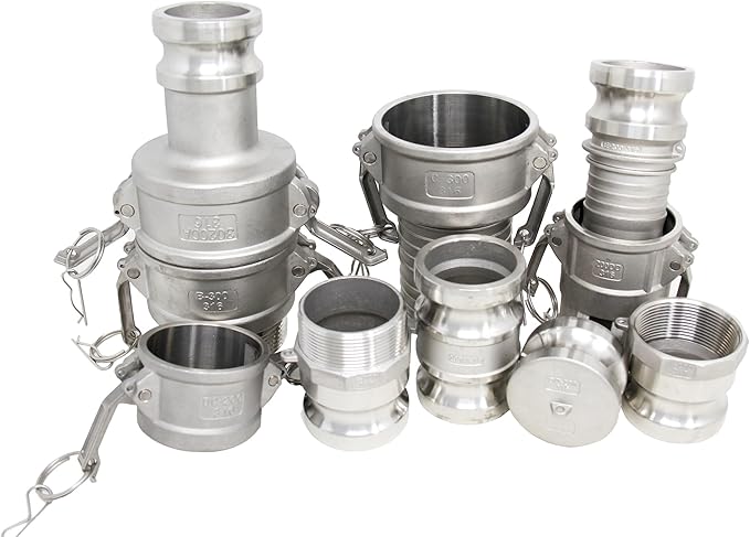 1/2'' Dust Cap - Stainless Steel 316 Type DC - Industrial Use, Durable, Corrosion Resistant, Quick Connect and Disconnect