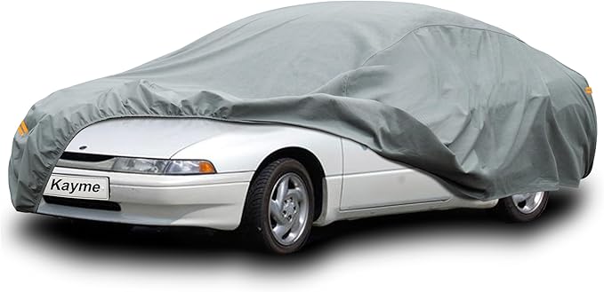 Kayme Heavy Duty Car Cover Custom Fit SVX (1991-1997) Waterproof All Weather for Automobiles, Full Exterior Covers Sun Rain UV Protection.（Deliver About 3-10 Days）