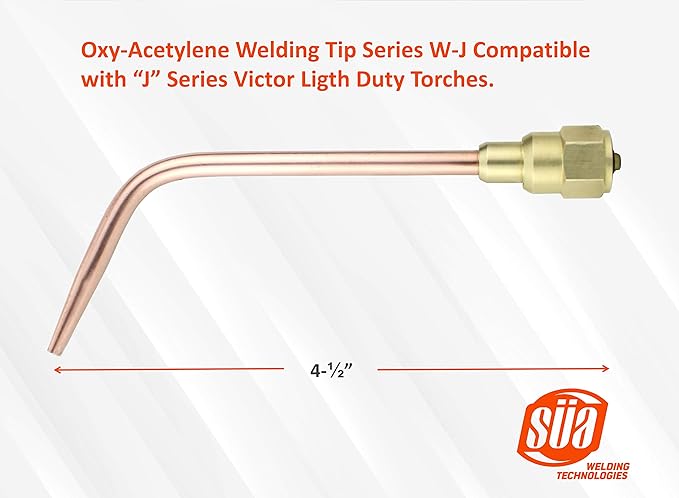 SÜA - Ligth Duty Professional Welding/Brazing Set - Oxygen & Acetylene - Compatible with Victor Series "J"