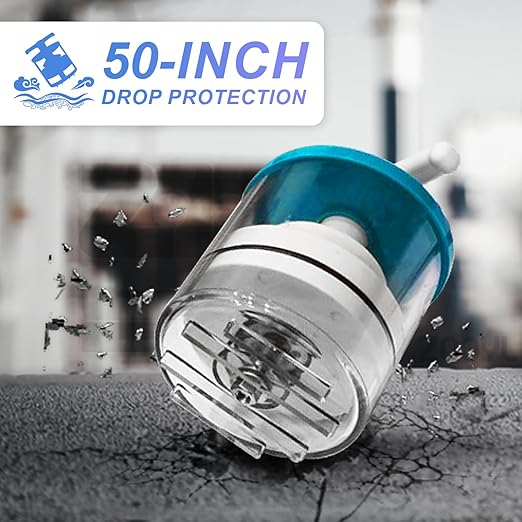 Rotation Handle Bearing Packer Tool - Inject Grease Safely, Easily, Effortlessly - Wheel Grease Packer with 50-Inch Drop Protection and Automatic Center Locator