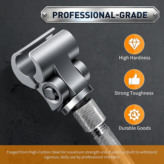 KJZ New-GEN Professional Door Hinge Adjustment Tool - Universal Hinge Adjustment Tool | Fix Sagging Doors in Seconds Stainless Steel Material