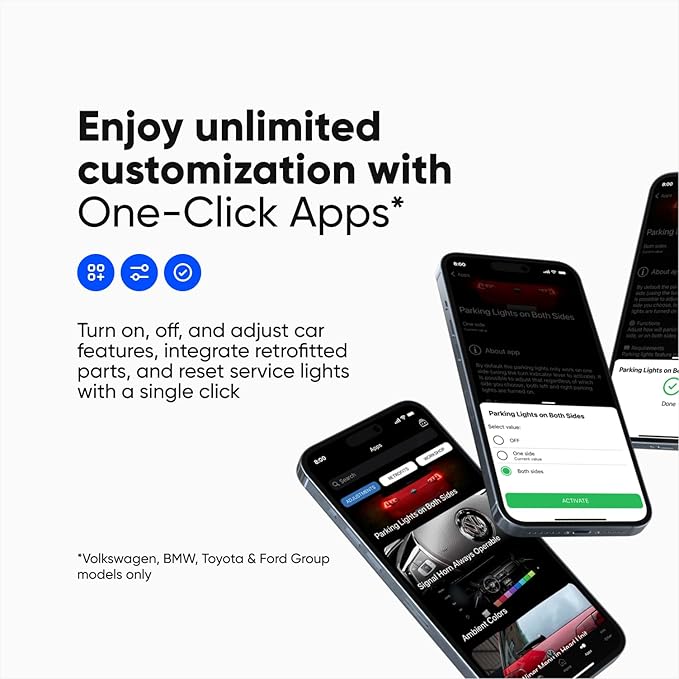 OBDeleven 3 Ultimate Professional Code Reader OBD2 Bluetooth Diagnostic Scan Tool Fault Reader (Android and iOS)