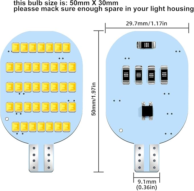 Super Bright T10 921 922 912 LED Bulbs for 12V RV Ceiling Dome Light RV Indoor Lights Camper Trailer Motorhome Marine Boat Dome Interior Light (Pack of 20, Soft White)