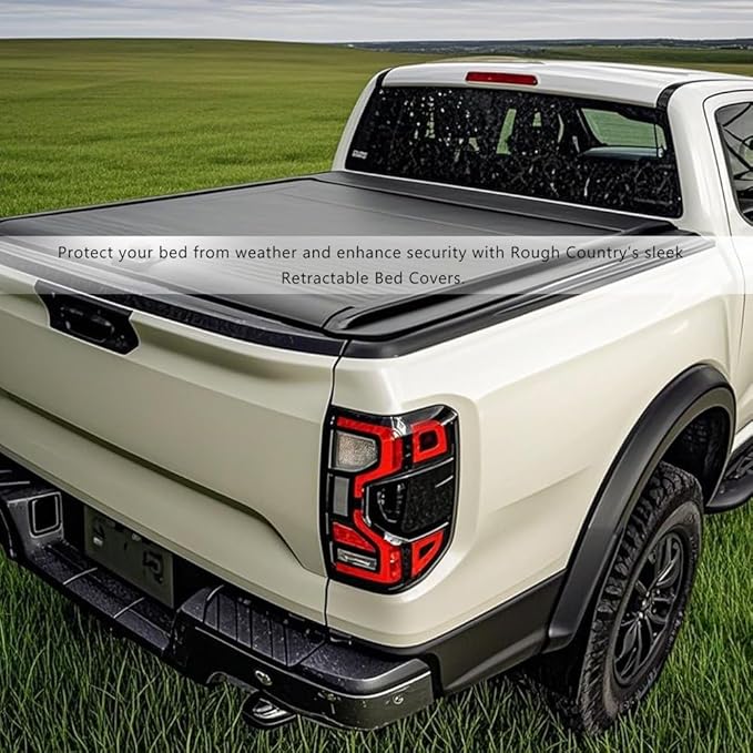 4.6FT Retractable Truck Bed Tonneau Cover for 2022-2025 Ford Maverick Aluminum