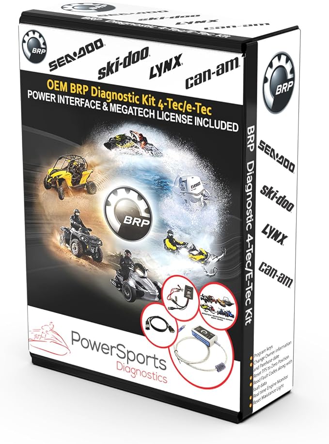 BRP Buds / BUDS2 MPI-3 Diagnostic Scanner Megatech/Mechatronic Expert + BRP Power Interface for CANAM Skidoo SEADOO Lynx