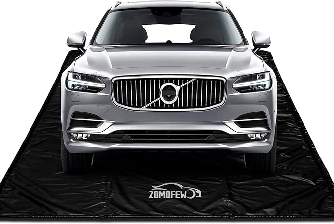 Garage Car Mat, 8'6" x 22' Non-Slip Garage Floor Mat, Heavy Duty Waterproof Containment Mat for Snow Ice Water and Mud