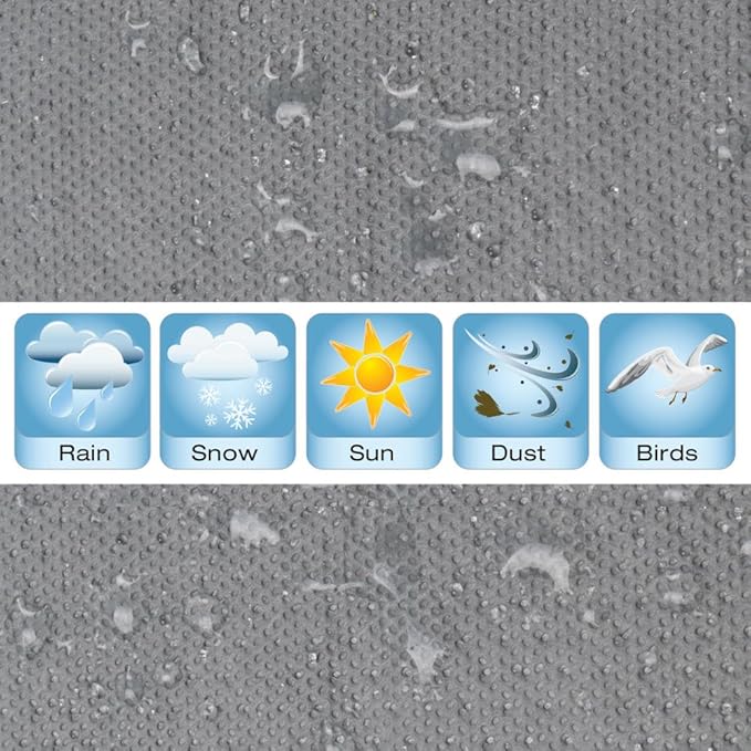 Truck Car Cover For Automobiles - Heavy Duty Waterproof All Weather Multi-Layer Outdoor Indoor Protection UV Sun Rain Snow Dust - Universal Fit For All Trucks Pickup Trucks - 208"(L) x 70"(W) x 65"(H)