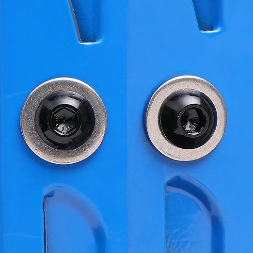 1/4-20 x 1/2" Button Head Socket Cap Bolts Screws, 20Pcs 304 Stainless Steel 18-8, Allen Hex Drive, Black Oxide by SG TZH(with Hex Spanner)