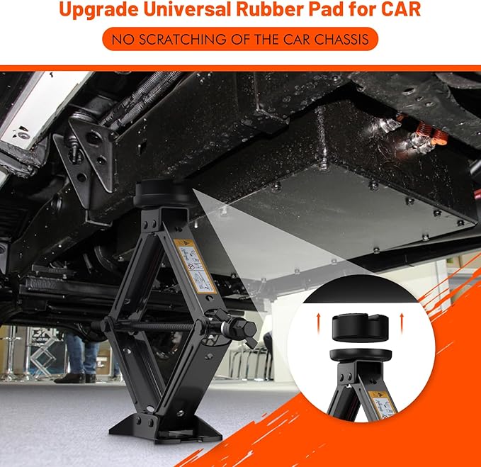 IMAYCC Car Jack Kit 2.5 Ton, Universal Scissor Car Jack, Portable Tire Changing Kit for Car SUV MPV