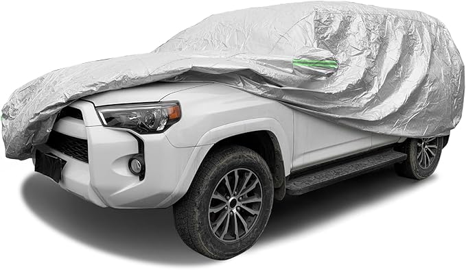 RT-TCZ for 4Runner Car Cover with Zipper Compatible with Toyota 4Runner 2010-2023 Exterior Protector Accessories