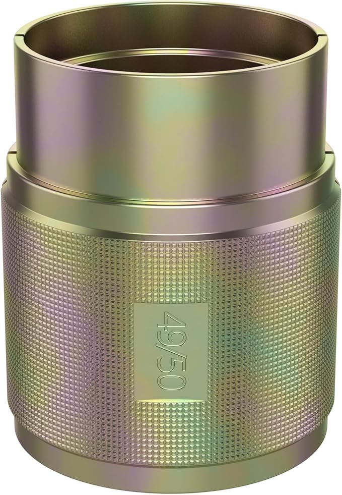 Moker Fork Seal Driver 49-50mm，Motorcycle Fork Oil Seal Driver Tool，Split Design， Helps to Insert a New Seal into a Fork Without Damage