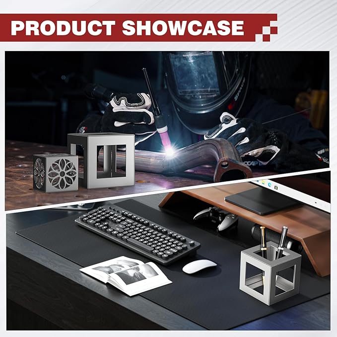 ARCCAPTAIN Welding Coupons, 12-Piece Welding Practice Kit, Type 201 Stainless Steel Plates, Welding Accessories for MIG, TIG, Stick, and Wirefeed