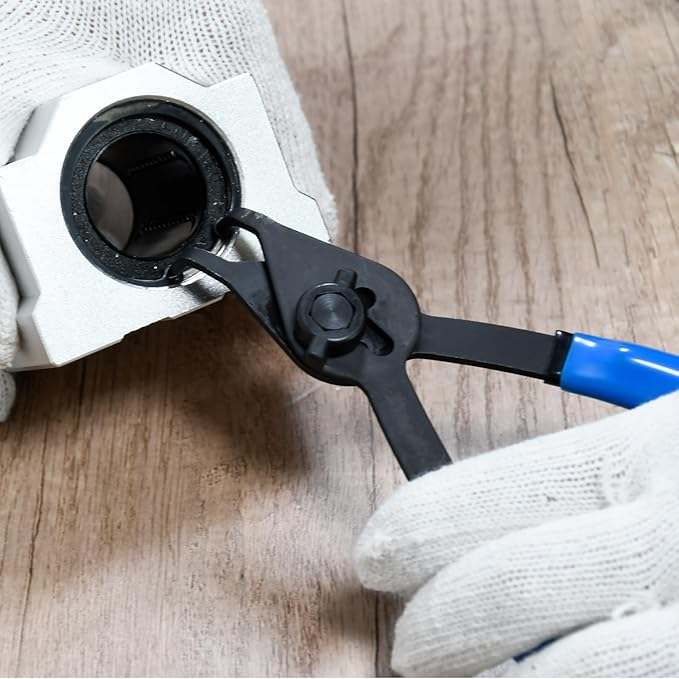 12 Piece Versatile Retaining Snap Ring Pliers set,Heavy Duty Fixed Tip Combination Internal/External Snap-ring Pliers for 0.038in 0.047in 0.070in 0.090in