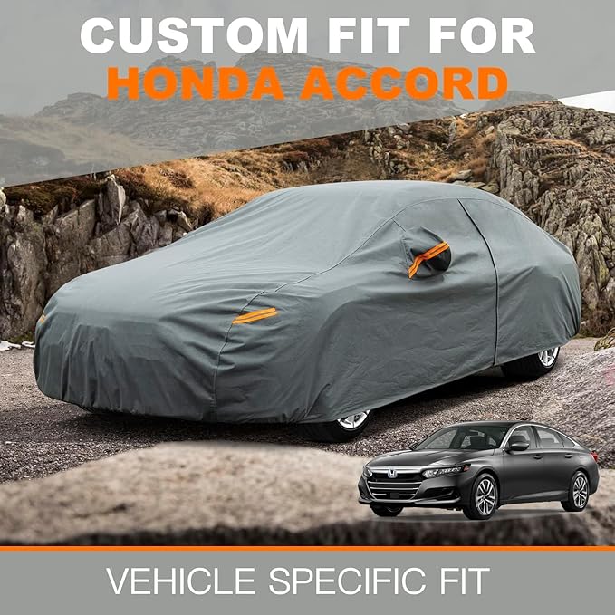 Kayme Heavy Duty Car Cover Custom Fit Subaru Legacy (2006-2025) Waterproof All Weather for Automobiles, Full Exterior Covers Sun Rain UV Protection.（Deliver About 3-10 Days）