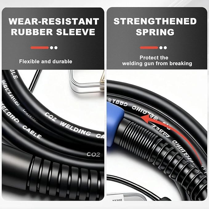 Heavy Duty Mig Gun 15ft Replacement for Miller Millermatic 200/210/211/212/250/251 Welder M25 with tips (tip .035)