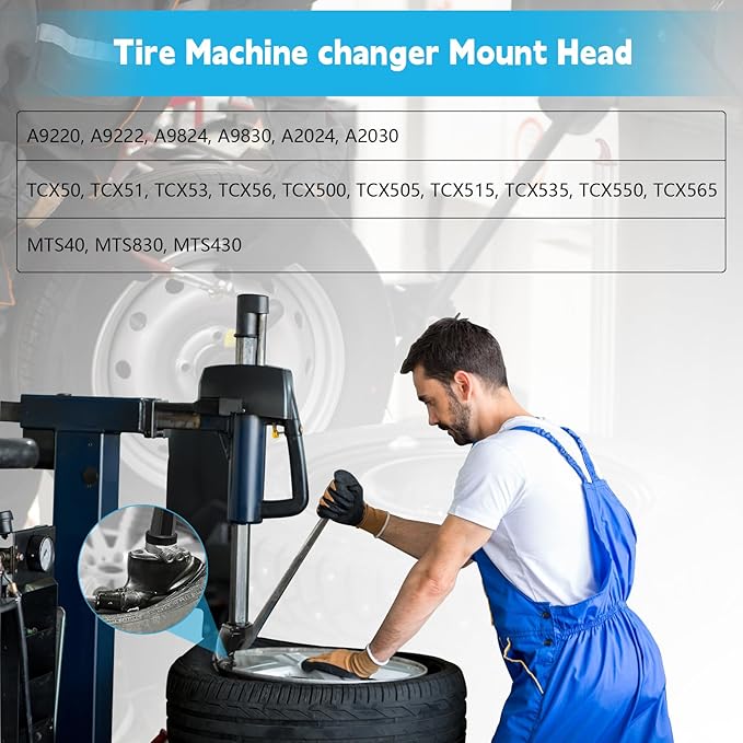 Tire Machine Duck Head 4-120129B,Wing Style Black Plastic Duck Head,Workshop Tire Changer Duck Head Replacement for TCX50/515/550 (4 Pack)