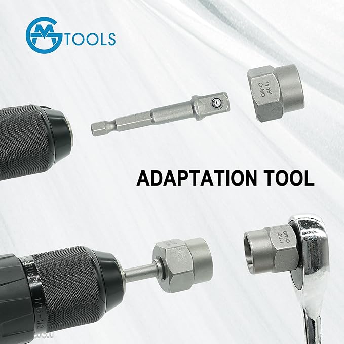 18-Piece Screw Puller Kit, Multi-Spline Hex Head, 3/8 Inch Drive Easy Removal Bolt Puller Kit for Removing Stripped, Rounded, Damaged, Broken, Screws and Bolts Removal Kit