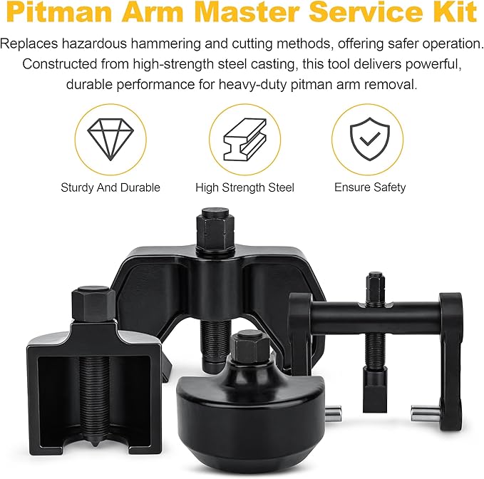 Pitman Arm Master Service Kit for Medium to Heavy Duty Transportation Trucks, Pitman Arm Master Service Kit Works on Class 3-8 Vehicles and Equipment, Replace 20388