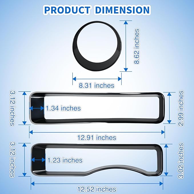 Nilight Grill Inserts fit for Jeep Wrangler Front Grille Inserts Headlight Cover Set for JL JLU Unlimited Sport SportS 2018 2019 2020 2021 2022 2023 Grille Bezels Trim Exterior Accessories Black 9 Pcs