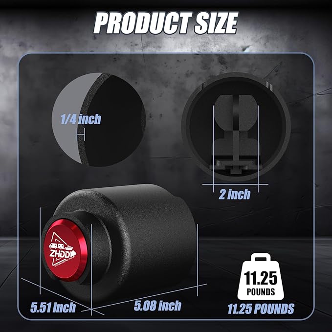 2 5/16 Inch Trailer Hitch Lock - 2516 Heavy Duty Anti Theft Lock Secures Ball Coupler and Safety Chains for RV,Boat,Dump,Cargo and Camper Trailers (Red)