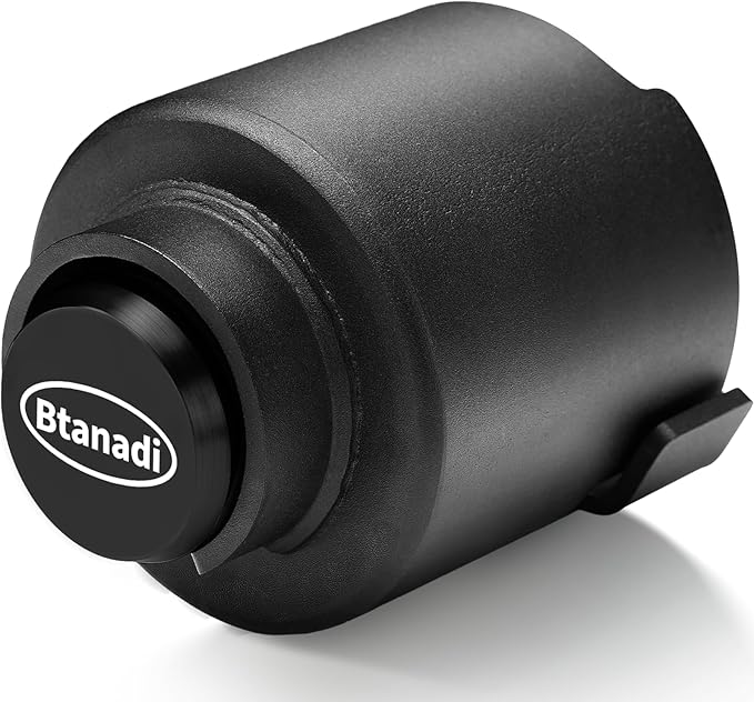 Trailer Lock Fits 2 5/16 Inch Coupler, Upgraded Heavy-Duty Steel Hitch Lock, Anti-Theft & Pry-Resistant for RV, Boat, Cargo Trailer (Black)