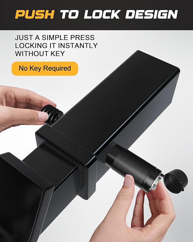 RETRUE Trailer Hitch Locks, 5/8" Locking Hitch Pin for 2" and 2 1/2" Receiver Class III IV Hitch, Tow Hitch Pin Lock Dia 3-1/2” Long Pin with O-Rings Weatherproof Caps for Trailer Truck Car Boat