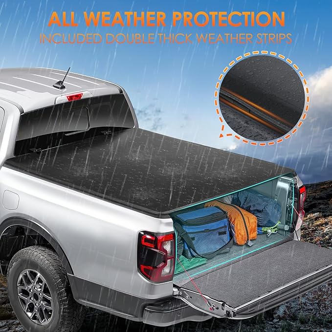 Nilight Truck Bed Cover for Ford Ranger Maverick Series