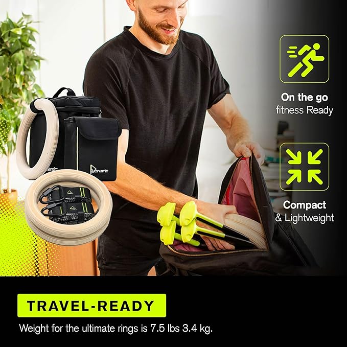 Duonamic Eleviia: Portable Doorway Pull-Up Bar – Lightweight, Travel-Ready, 250 lb Capacity