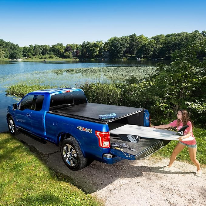 RealTruck TruXedo Lo Pro Soft Roll Up Truck Bed Tonneau Cover | 579101 | Fits 2017 - 2024 Ford F-250/350/450 Super Duty 6' 10" Bed (81.9")