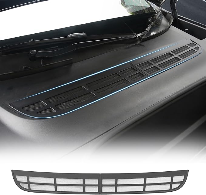 Air Intake Vent Grille Cover for Tesla Model Y Juniper 2025 2026 Air Vent Cover Air Flow Vent Intake Protective Air Conditioning Grille Grid Mesh Inlet Guard Model Y Launch Series Accessories