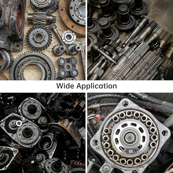 ChgImposs 4 Pcs 2 Jaw Gear Puller Set (3/4/6/8 Inch) – Heavy Duty Carbon Steel Reversible Bearing Pullers Removal Tool for Pulleys Flywheels Bearings Gears