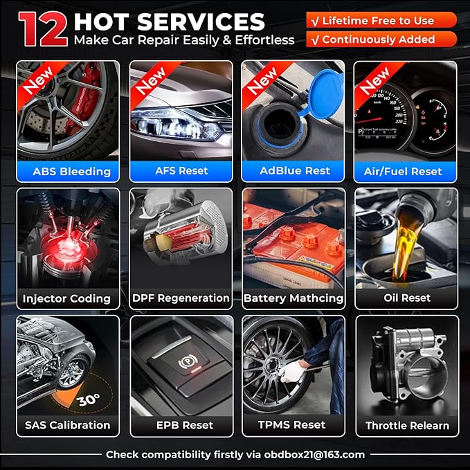 LAUNCH CRP129E V2.0 Elite 2025 OBD2 Scanner, FCA AutoAuth, 12 Reset, Oil/EPB/SAS/TPMS/BMS/Injector Coding, ABS Bleed, ABS SRS Transmission Engine Code Reader, Lifetime Free Update Scan Tool, Auto VIN