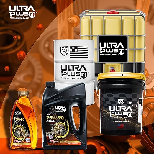 ULTRA 1PLUS SAE 75W-90 Synthetic Gear Oil API GL-5 - Transmission and Differential Fluid (6 QTS)