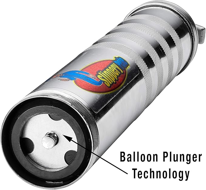 Slippery Pete Pistol Grip Grease Gun - Long Lasting Heavy Duty Steel Construction - Lubricate Tractors, RV's and Cars - Uses 14 Ounce Grease Cartridges