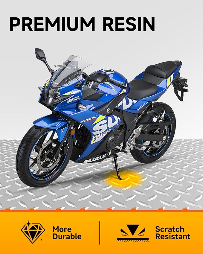 8x20 FT Garage Floor Mat, 2.8mm Thick Premium PVC Resin Flooring Roll | Heavy Duty & Durable | Diamond Plate Protector for Car, SUV, Pickup, Trailer, Gym & Basement (Silver)